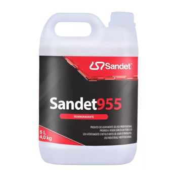 SANDET 955 DESENGRAXANTE LIMPEZA PESADA 5L SANDET