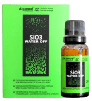 SIO3 WATER OFF 20ml Cristalizador de vidros Alcance