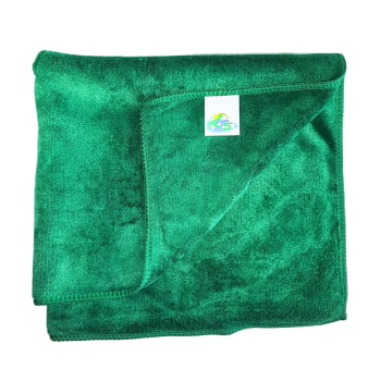 TOALHA DE SECAGEM VERDE 400GSM 40 X 60CM JS