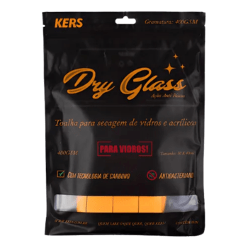 TOALHA DRY GLASS 40x50CM 400GSM KERS