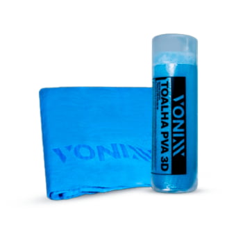 TOALHA PVA 3D PARA SECAGEM DE VEÍCULO 64 X 43CM VONIXX