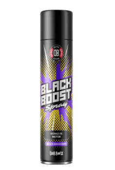 VERNIZ PARA MOTOR 400 ML - BLACK BOOST SPRAY DUB BOYS