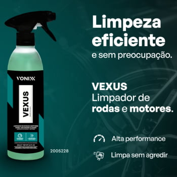 VEXUS LIMPADOR DE RODAS E MOTORES 500ML VONIXX