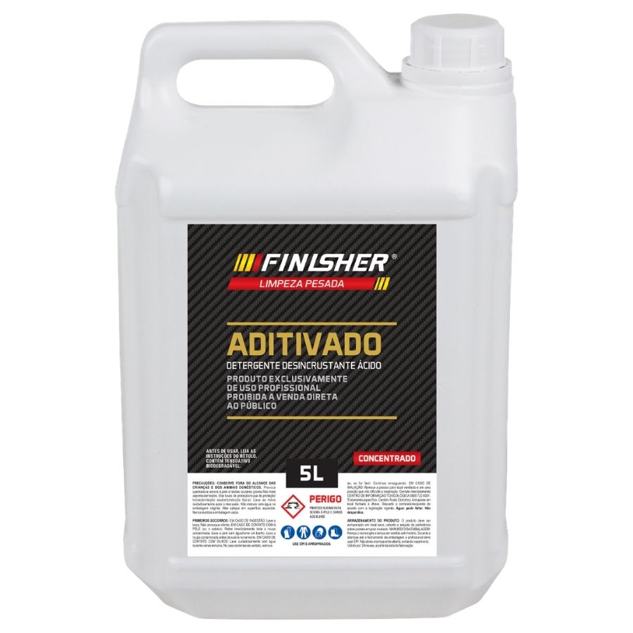 ADITIVADO DETERGENTE DESINCRUSTANTE ÁCIDO 5L FINISHER