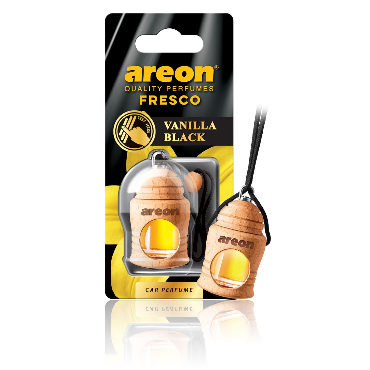 AROMATIZANTE FRESCO VANILLA BLACK BAUNILHA PRETO AREON