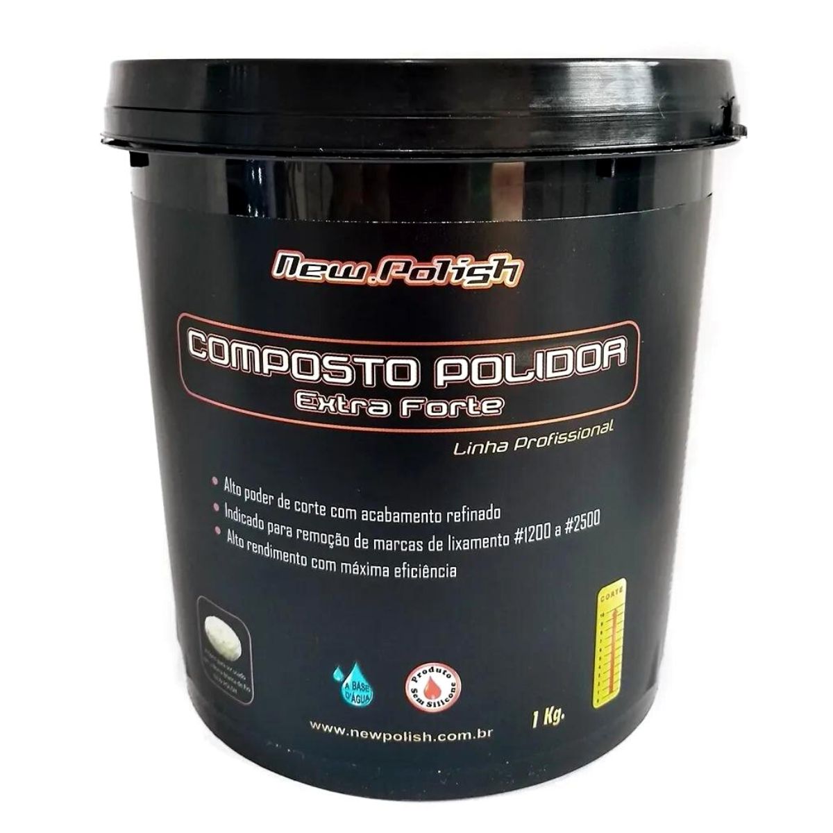 COMPOSTO POLIDOR EXTRA FORTE CORTE 1KG NEW POLISH