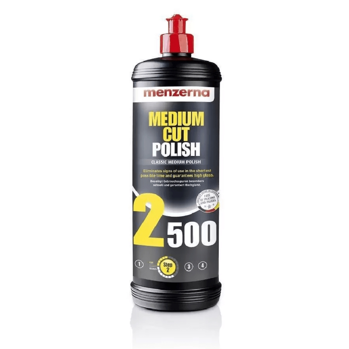 COMPOSTO POLIDOR MEDIUM CUT POLISH 2500 REFINO 1L MENZERNA