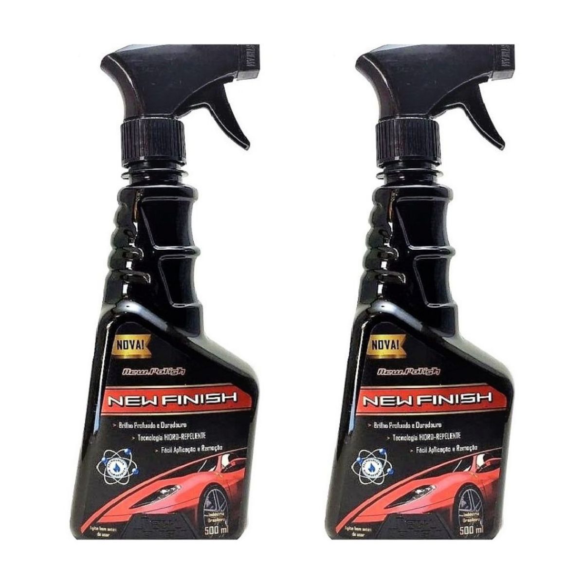 KIT 2 CERA AUTOMOTIVA NEW FINISH SPRAY 500ML NEW POLISH