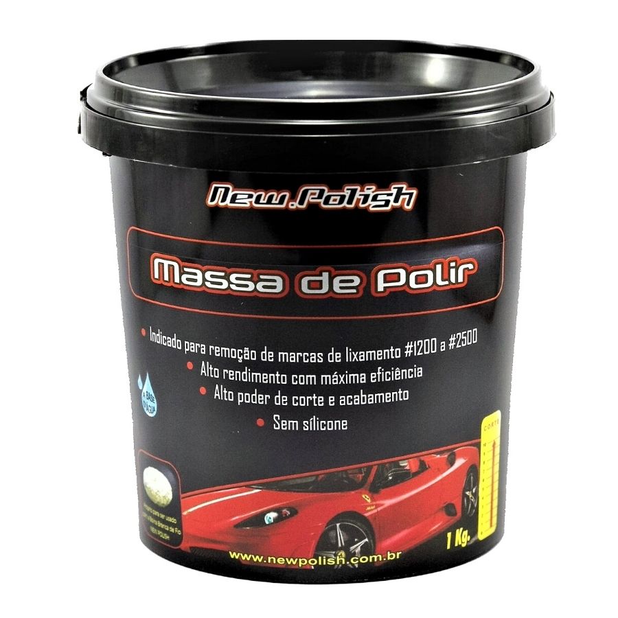 MASSA DE POLIR CORTE 1KG NEW POLISH