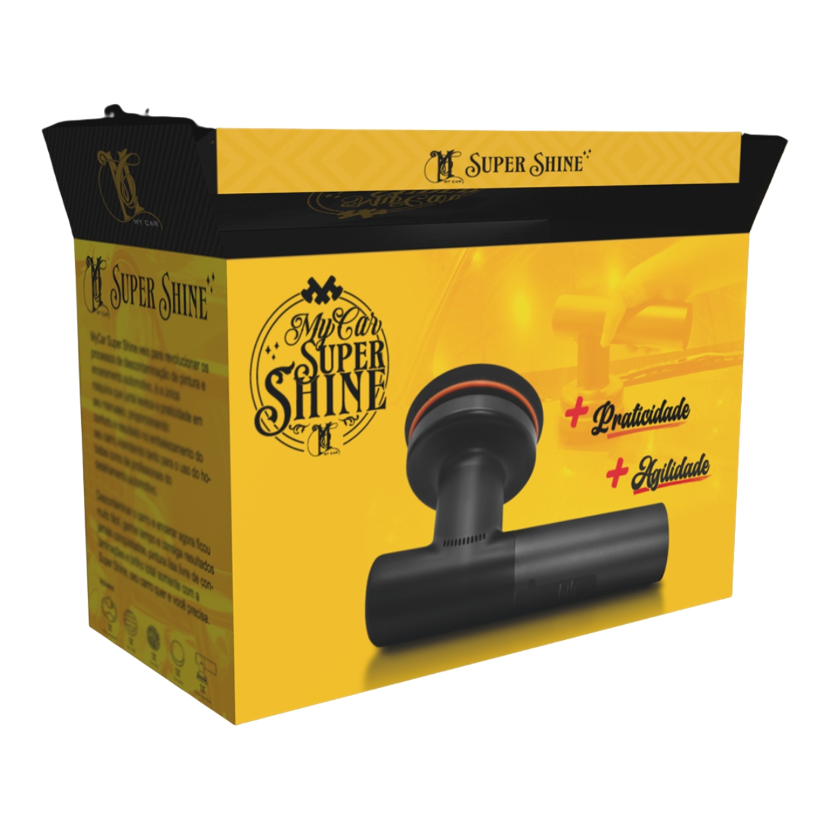 MYCAR SUPER SHINE POLITRIZ RECARREGÁVEL 5 POL 30W KERS - Super Mundi