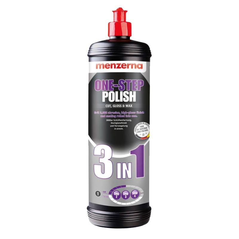 ONE STEP POLISH 3 EM 1 REFINO LUSTRO E PROTEÇÃO 1L MENZERNA