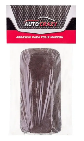 ABRASIVO PARA POLIR MARRON AUTO CRAZY