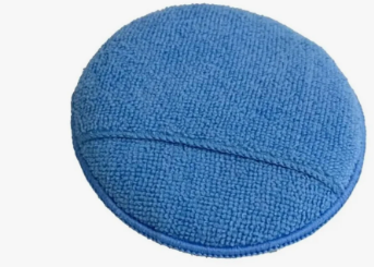 APLICADOR DE MICROFIBRA AZUL 13X13 CM COM BOLSO JS