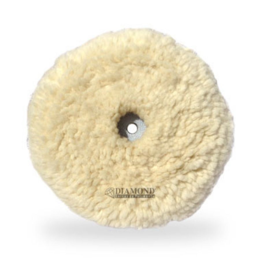 BOINA DE LÃ DUPLA FACE BRANCA CORTE NORMAL 8 POL DIAMOND