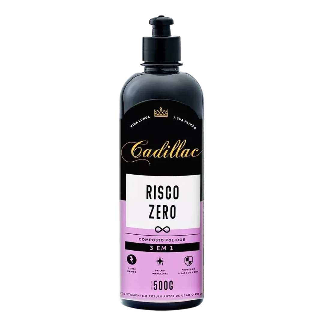 COMPOSTO POLIDOR RISCO ZERO 3 EM 1 500G CADILLAC
