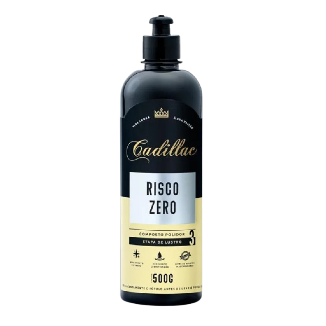 COMPOSTO POLIDOR RISCO ZERO LUSTRO 500G CADILLAC