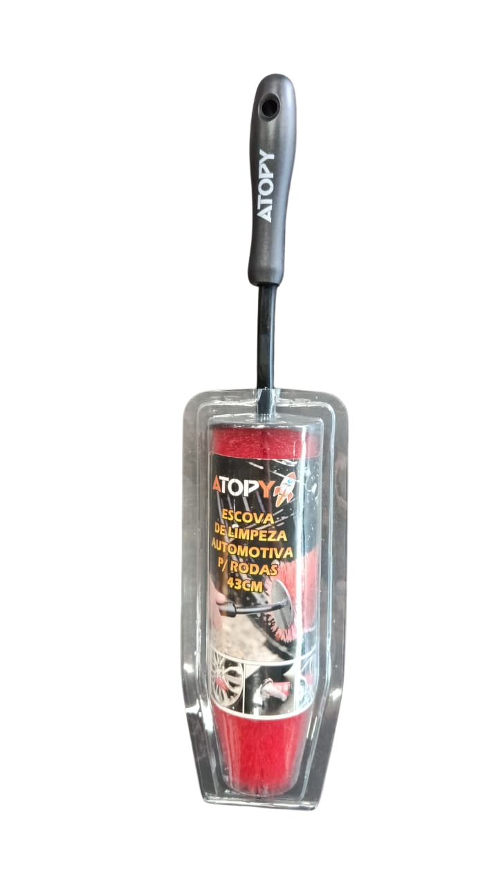 ESCOVA PARA LIMPEZA FURO DE RODAS 43CM ATOPY
