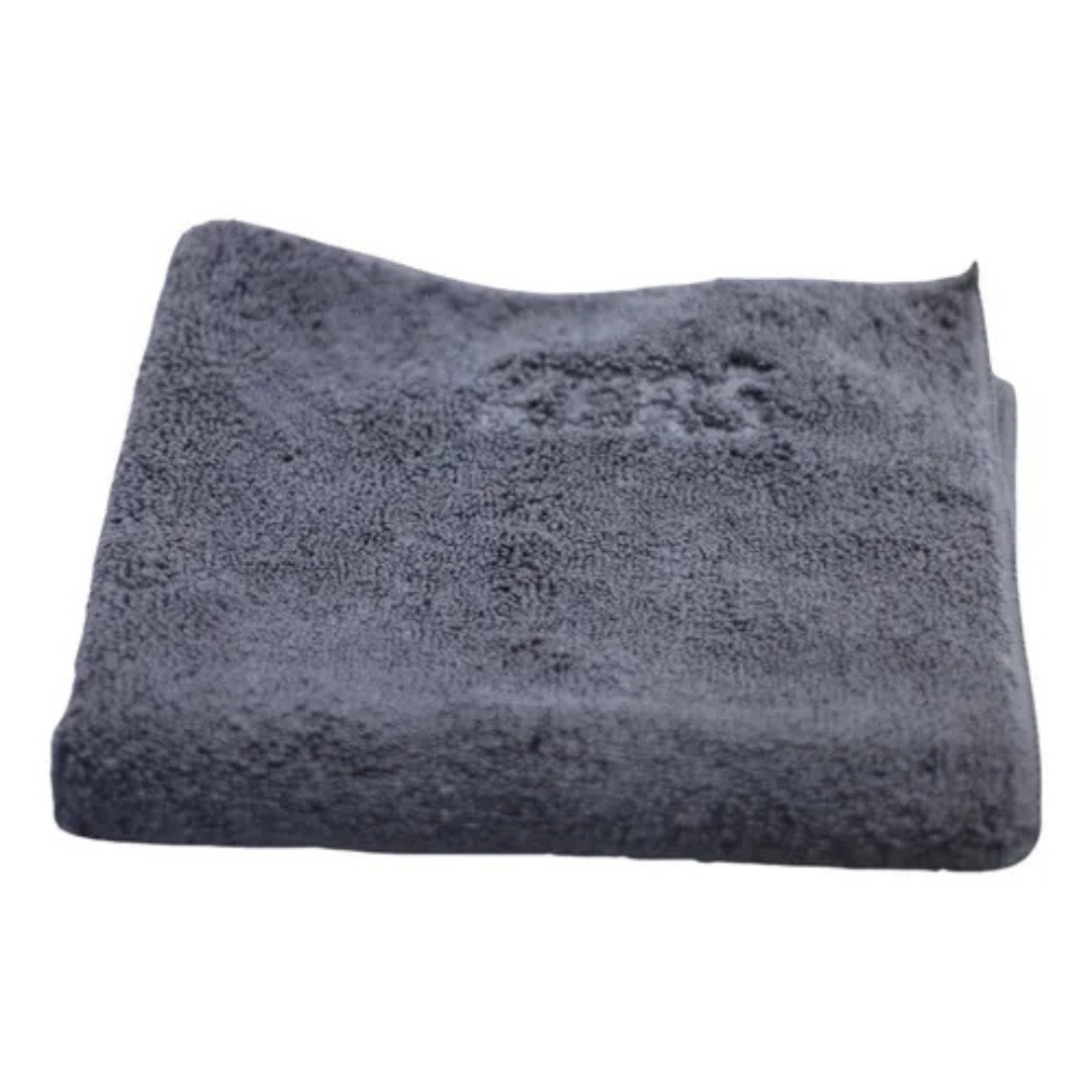 FLANELA DE MICROFIBRA  CINZA COM BORDA 40 X 40CM 360GSM KERS