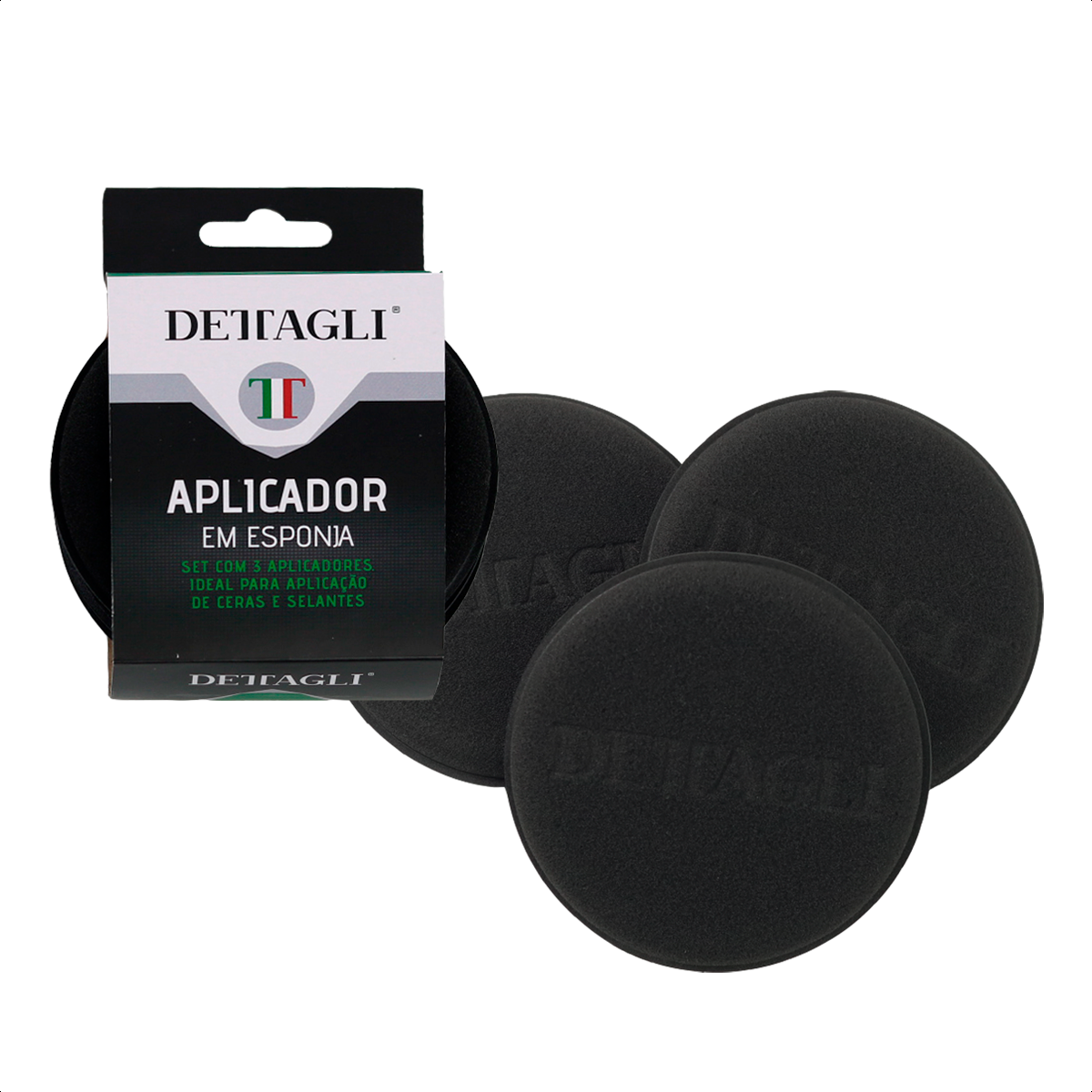 KIT APLICADOR DE ESPUMA 3 UNIDADES DETTAGLI