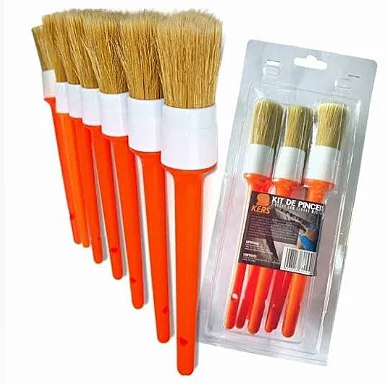 KIT DE PINCEIS 7PCS COM CERDAS NATURAIS KERS