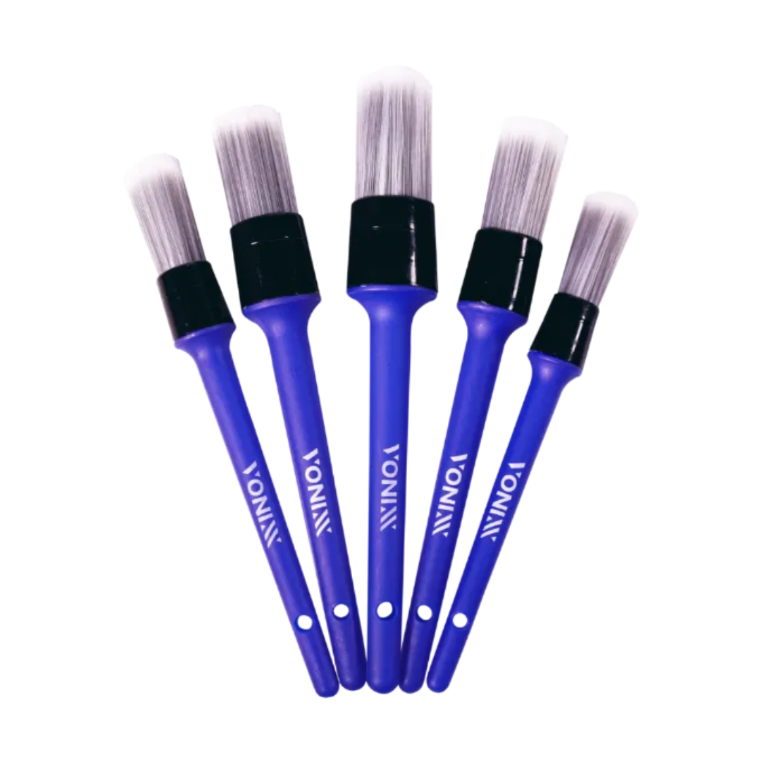 KIT DE PINCÉIS PARA DETALHAMENTO AUTOMOTIVO INTERNO 5 PEÇAS VONIXX