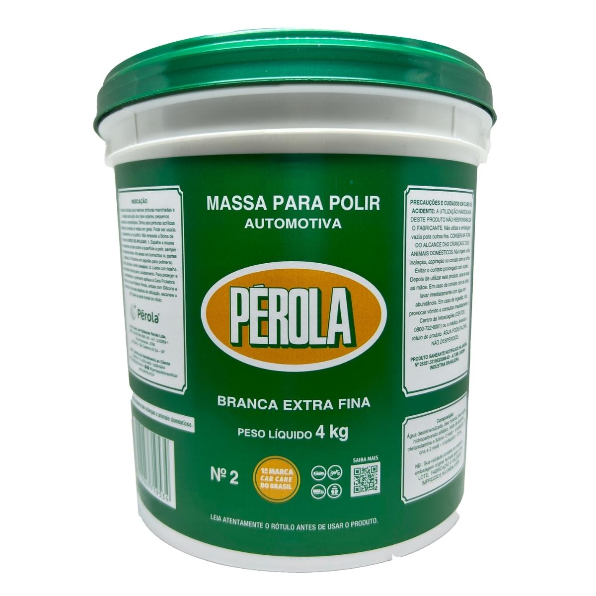 MASSA DE POLIR AUTOMOTIVA N2 4KG PÉROLA