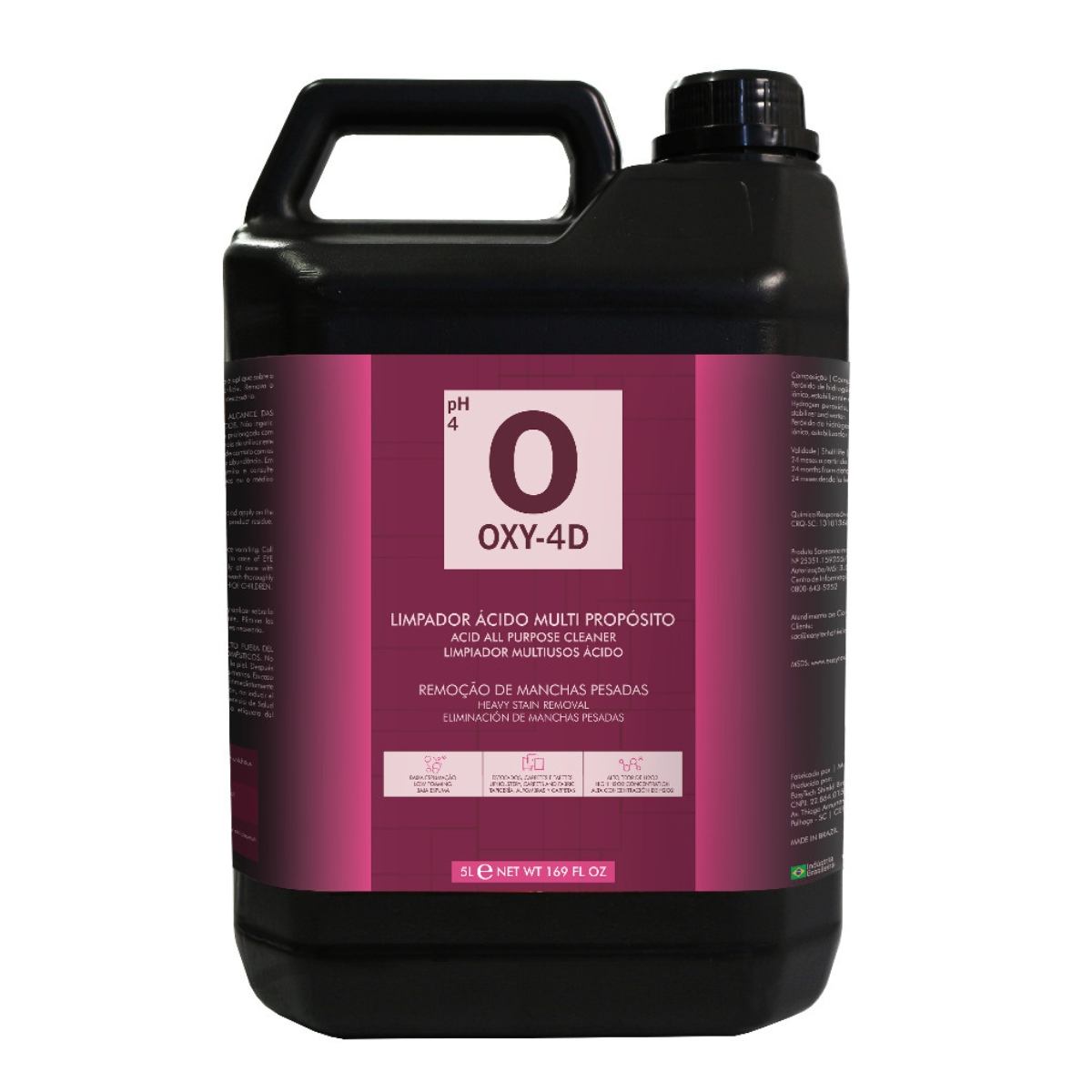 OXY 4D TIRA MANCHAS CONCENTRADO 5L EASYTECH