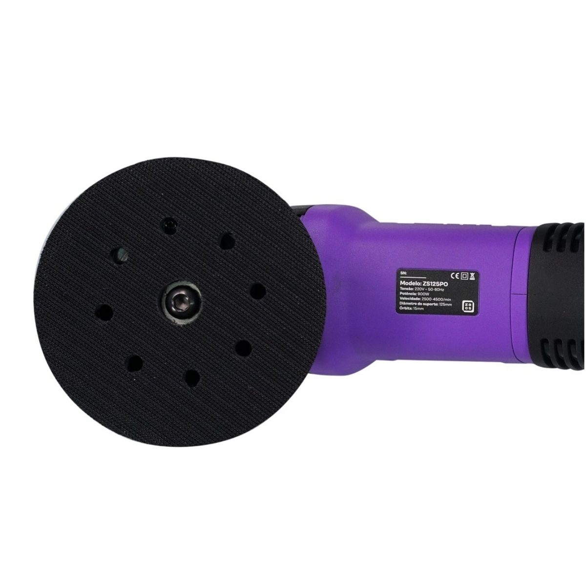 POLITRIZ ROTO ORBITAL 5 POL 15MM 900W 127V ZACS - Super Mundi