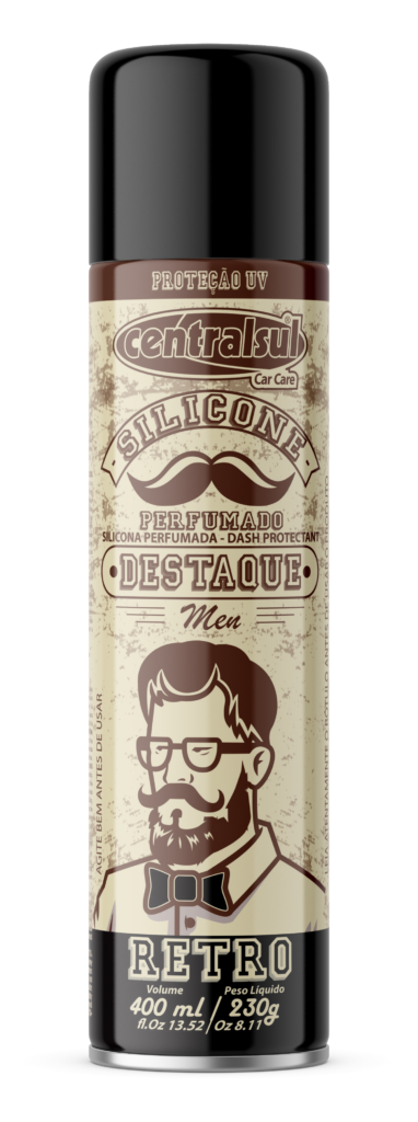 SILICONE AEROSSOL MEN RETRO 400ML CENTRASUL
