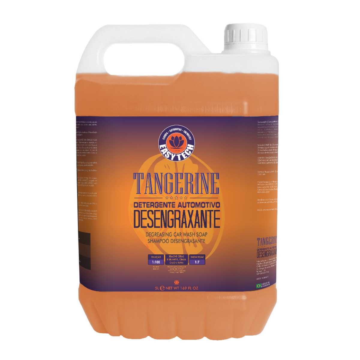 TANGERINE SHAMPOO DESENGRAXANTE 5L EASYTECH