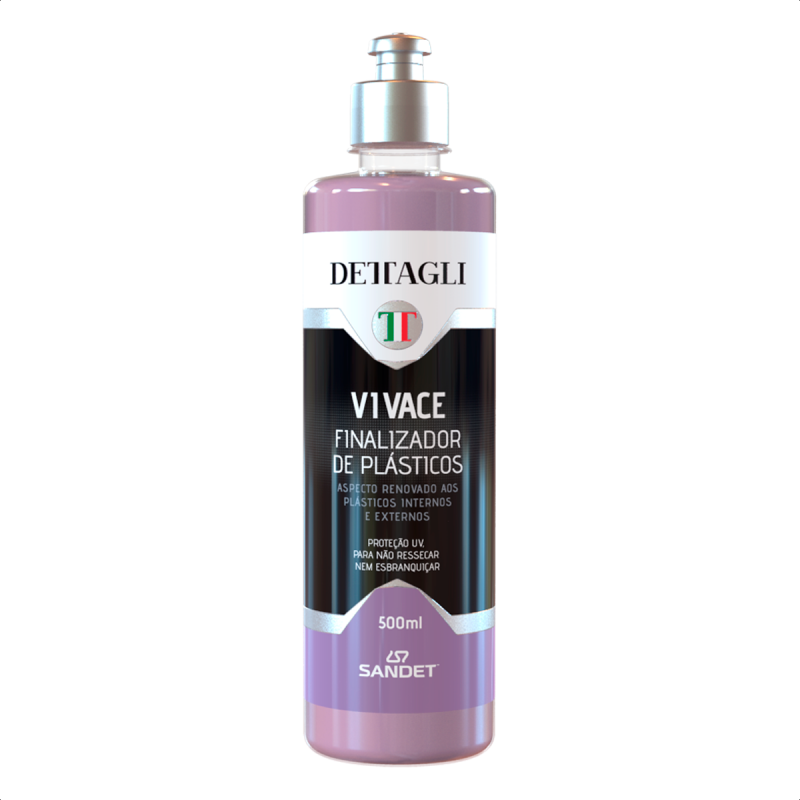 VIVACE REVITALIZADOR DE PLÁSTICOS INTERNO E EXTERNO 500ML DETTAGLI